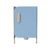 Гигиеническая кабинка из коллекции «НЕГА» (цвет голубой) - «globural.ru» - Воткинск