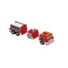 Магнитный конструктор Транспорт "Смешай и собери". Серия Пожарная и спасательная техника. Стартовый набор - «globural.ru» - Воткинск