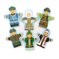 Набор рукавичек "Семья якутская" - «globural.ru» - Воткинск