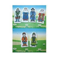 Набор пальчиковых кукол "Семья казахская" - «globural.ru» - Воткинск