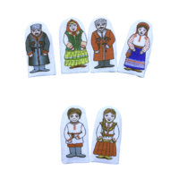 Набор пальчиковых кукол "Семья казаков" - «globural.ru» - Воткинск
