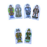 Набор пальчиковых кукол "Семья якутская" - «globural.ru» - Воткинск