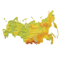 Физическая карта России из дерева на стену "Родина моя" 900×511×30мм - «globural.ru» - Воткинск