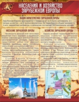 Стенд "Населения и хозяйство Зарубежной Европы" - «globural.ru» - Воткинск