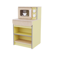 Модуль с микроволновкой из коллекции «НЕГА» (желтый) - «globural.ru» - Воткинск