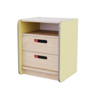 Тумба к письменному столу воспитателя из коллекции «НЕГА» (цвет желтый) - «globural.ru» - Воткинск