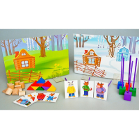 Игровой набор Фребеля "Заюшкина избушка" (серия "Сказочный мир". Выпуск 1) - «globural.ru» - Воткинск