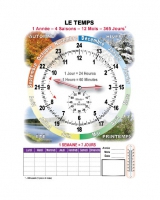 Le temps. Учебно наглядные пособия по французскому языку - «globural.ru» - Воткинск