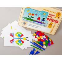 Игровой набор Фребеля "Конструктор плоскостной-3" (Серия "Эксперимент") - «globural.ru» - Воткинск