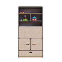 Стеллаж-трансформер с рабочим местом специалиста из коллекции «НЕГА» (голубой) - «globural.ru» - Воткинск