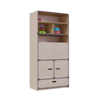 Стеллаж-трансформер с рабочим местом специалиста из коллекции «НЕГА» (бежевый) - «globural.ru» - Воткинск