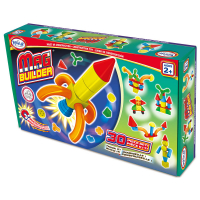 Магнитный конструктор Строитель. Базовый 30 деталей + колесная база. Стартовый набор - «globural.ru» - Воткинск