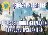 Комплект плакатов "Действия населения в ЧС природного характера" - «globural.ru» - Воткинск