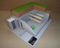 Макет встроенного противорадиационного укрытия (маленький вариант) - «globural.ru» - Воткинск