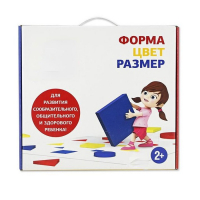 Подвижная развивающая игра "Форма, цвет, размер" - «globural.ru» - Воткинск