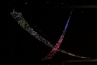 Потолок "Звездное небо с анимационным фибероптическим эффектом метеориты" - «globural.ru» - Воткинск