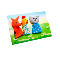 Набор пальчиковых кукол к сказке "Кот, Петух и Лиса" - «globural.ru» - Воткинск