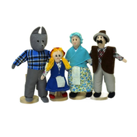 Набор шагающих кукол к сказке "Красная Шапочка" - «globural.ru» - Воткинск