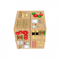 Набор кубиков-бизибордов «Мои друзья» - «globural.ru» - Воткинск