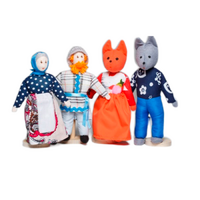 Набор шагающих кукол к сказке "Волк и лиса" - «globural.ru» - Воткинск