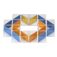 Кубики прозрачные с цветной диагональю - «globural.ru» - Воткинск