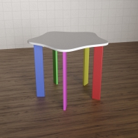 Детский стол «Радужное облачко» - «globural.ru» - Воткинск