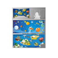 Стенд для сюжетно-ролевых игр 2-х сторонний (пиратские острова, космос) - «globural.ru» - Воткинск