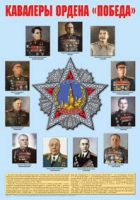 Плакат "Кавалеры ордена «Победа»" - «globural.ru» - Воткинск