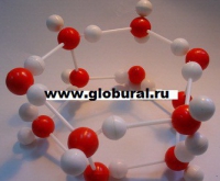 Модель "Кристаллическая решетка льда" (демонстрационная) - «globural.ru» - Воткинск