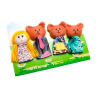 Набор пальчиковых кукол к сказке "Три медведя" - «globural.ru» - Воткинск