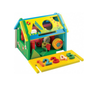 Логическая игрушка домик "Цифры-фигуры" - «globural.ru» - Воткинск