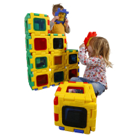 Набор Полидрон Гигант "Комплект встраиваемых цветных окон". Дополнительный набор - «globural.ru» - Воткинск