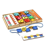 Большой шнуровальный набор для сенсомоторного развития - «globural.ru» - Воткинск