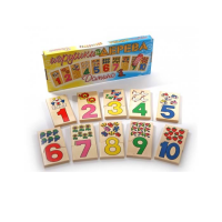 Деревянное домино "Фрукты и цифры" - «globural.ru» - Воткинск