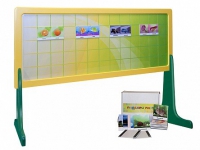 Двухстороннее магнитно-маркерное панно "Подбери пару" с комплектом тематических магнитов - «globural.ru» - Воткинск