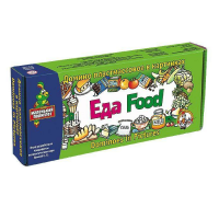 Домино пластмассовое на английском языке «Еда» - «globural.ru» - Воткинск