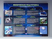 Стенд "Физическая подготовка" (вариант 2) - «globural.ru» - Воткинск