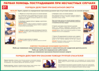 Таблица Порядок действий при внезапной смерти 1000*1400 винил - «globural.ru» - Воткинск