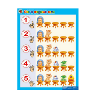 Комплект таблиц. Математика 3-4 года. "Считалочка". - «globural.ru» - Воткинск