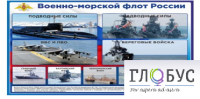 Стенд "Военно-морской флот России" - «globural.ru» - Воткинск