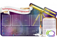 Стенд "Наблюдательная астрономия" - «globural.ru» - Воткинск