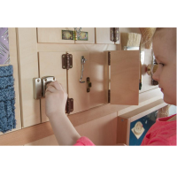 Тактильно-развивающая панель «Замочки» (вариант 1) - «globural.ru» - Воткинск