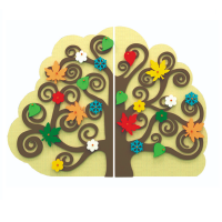 Сенсомоторное декоративно-развивающее панно "Времена года" - «globural.ru» - Воткинск