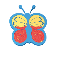 Сенсомоторное декоративно-развивающее панно "Бабочка" - «globural.ru» - Воткинск