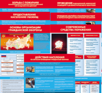 Комплект таблиц Основы гражданской обороны МЧС РФ (13 штук)	 - «globural.ru» - Воткинск