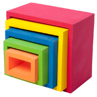 Конструктор мягкий 5 блоков - «globural.ru» - Воткинск