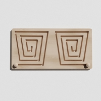 Такт-панель "Лабиринт-трапеция №5" - «globural.ru» - Воткинск