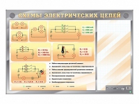 Электрифицированный стенд "Схемы электрических цепей" с маркерными полями - «globural.ru» - Воткинск