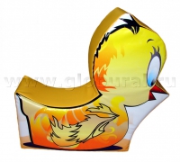 Напольная игрушка "Цыпленок" с шелкографией (ВИК) - «globural.ru» - Воткинск