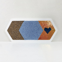 Декоративная тактильная панель 3в1 - «Пробка, Ворс, Пайетка» - «globural.ru» - Воткинск